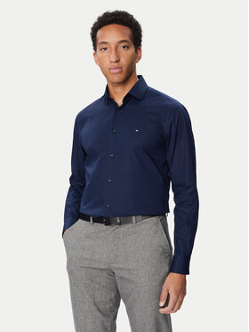 Tommy Hilfiger Tommy Hilfiger Hemd MW0MW43122 Dunkelblau Slim Fit