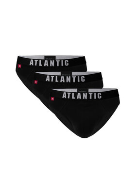 Atlantic Atlantic Komplet slipów 3MP-094-CZARNY-XXL Czarny