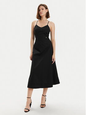 Gaudi Gaudi Sommerkleid 411FD15002 Schwarz Regular Fit