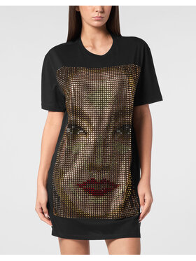 PHILIPP PLEIN PHILIPP PLEIN Vestito da giorno 24293 Nero Over Fit
