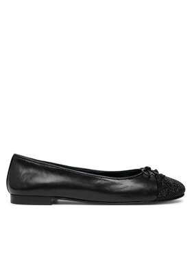 Tory Burch Tory Burch Baleríny Cap-Toe Pave Ballet 166214 Černá