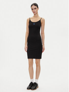 HUGO HUGO Haljina za svaki dan Narya 50538896 Crna Slim Fit
