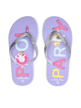 Nelli Blu Nelli Blu Flip flop 858697 Argintiu