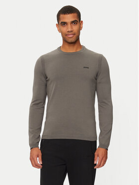 BOSS Boss Sweter Ever-X_Cn 50498539 Szary Regular Fit