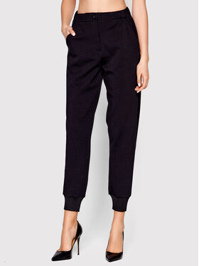 Sisley Sisley Spodnie dresowe 4IPRLF00L Czarny Regular Fit