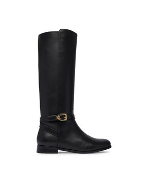 LAUREN RALPH LAUREN LAUREN RALPH LAUREN Μπότες Ιππασίας Brooke II Calfskin Tall Boot 802974383004 Μαύρο