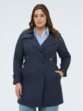 Fiorella Rubino Fiorella Rubino Płaszcz zimowy 0009T000359N034 Niebieski Slim Fit