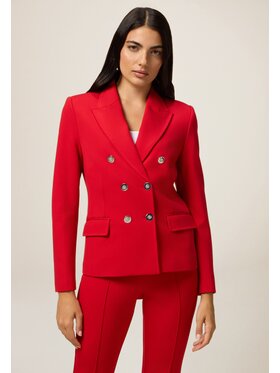 Oltre Oltre Giacca da abito Q804R004600N016 Rosso Slim Fit