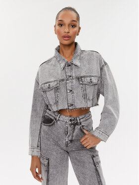 Hugo Hugo Džinsinė striukė Iconic_Bp 50508816 Pilka Relaxed Fit