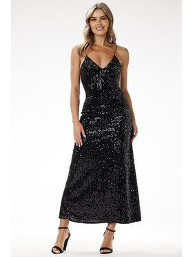 Awama Awama Abito da sera A697 Nero Basic Fit