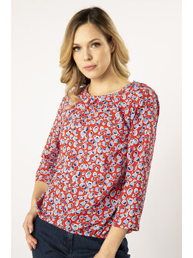 QUIOSQUE QUIOSQUE Bluzka CABRE SHIRT Czerwony Regular Fit