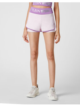 Plein Sport Plein Sport Szorty 2107 Fioletowy Active Fit