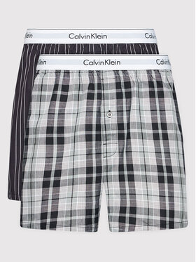 Calvin Klein Underwear Calvin Klein Underwear Komplet 2 par bokserek 000NB1396A Granatowy