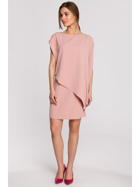 Stylove Stylove Sukienka codzienna S262 Różowy Regular Fit