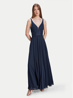 Hey Kyla Swing Abendkleid 5AH005HK Dunkelblau Slim Fit
