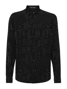 PHILIPP PLEIN PHILIPP PLEIN Camicia 14867 Nero Fitted Fit