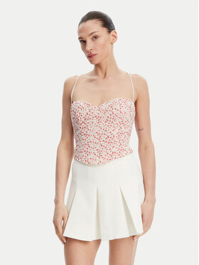 BARDOT BARDOT Top Estie Embroidered 59828TB Bunt Slim Fit