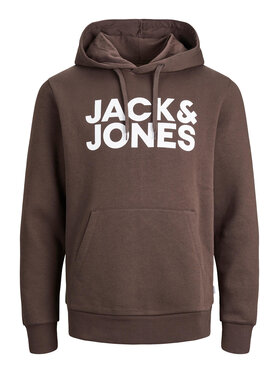 Jack&Jones Majica Dugih Rukava Corp 12152840 Smeđa Standard Fit