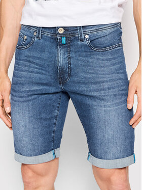 Pierre Cardin Pierre Cardin Szorty jeansowe 34520/000/8032 Granatowy Regular Fit