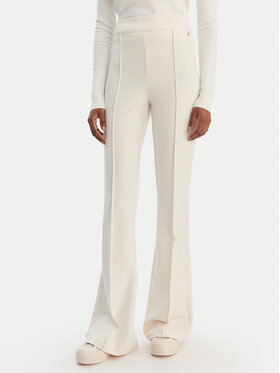 Guess Guess Szövet nadrág W4YB01 KCBO2 Bézs Flare Fit