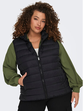 ONLY Carmakoma ONLY Carmakoma Αμάνικο Μπουφάν 15305695 Μαύρο Regular Fit