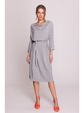 Stylove Stylove Večerní šaty S403 Šedá Premium Fit