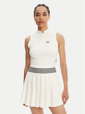 Ellesse Ellesse Sukienka codzienna Medusa SGZ21966 Biały Slim Fit