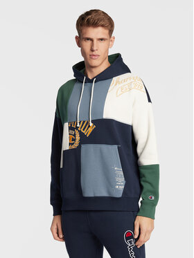 Champion Champion Majica dugih rukava Heavy 217891 Tamnoplava Baggy Fit