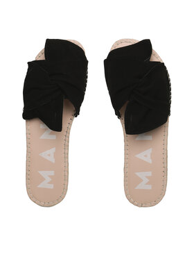 Manebi Espadrile Sandals With Knot K 1.0 JK Črna