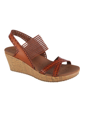 Skechers Skechers Sandali Skechers Beverlee - Boho Glow Marrone