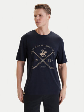 Beverly Hills Polo Club Beverly Hills Polo Club Majica W126-BHMTS-1020-19P Mornarsko modra