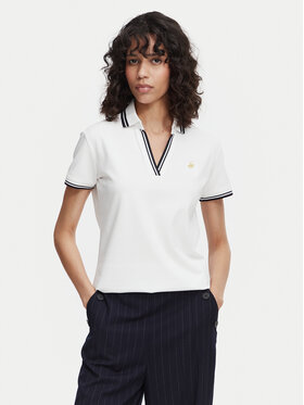 Beverly Hills Polo Club Beverly Hills Polo Club Polo P-SS26W-P0300 Biały Regular Fit