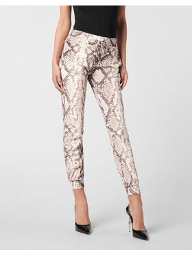 PHILIPP PLEIN PHILIPP PLEIN Joggers kalhoty 27897 Béžová Regular Fit
