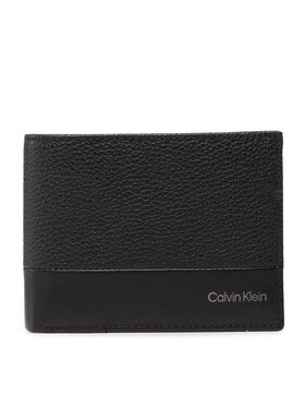Calvin Klein Calvin Klein Duży Portfel Męski Subtle Mix Bifold 5Cc W/Coin L K50K509180 Czarny
