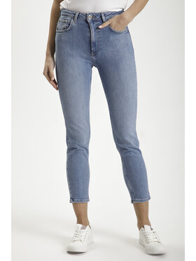 Cross Jeans Cross Jeans Jeansy P 509-008 Niebieski Mom Fit