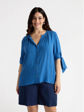 Fiorella Rubino Fiorella Rubino Koszula 5073T001308N024 Niebieski Regular Fit