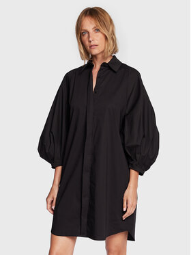 Silvian Heach Silvian Heach Sukienka koszulowa GPP23478VE Czarny Regular Fit