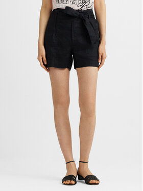 LAUREN RALPH LAUREN Lauren Ralph Lauren Шорти от плат 200862092001 Черен Regular Fit