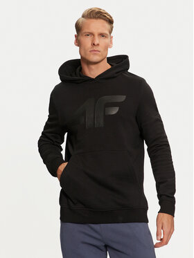 4F 4F Bluză 4FWMM00TSWSM1464 Negru Regular Fit