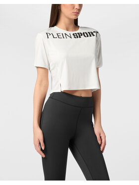 Plein Sport Plein Sport T-Shirt 23579 Biały Regular Fit