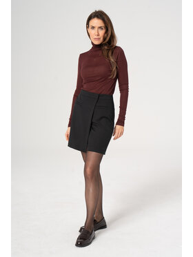 Salme Salme Spodnie damskie Tina Czarny Regular Fit