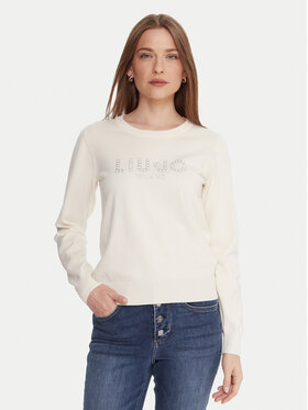 Liu Jo Liu Jo Sveter TF5248 MS63L Écru Regular Fit