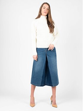 Silvian Heach Silvian Heach Svetr CVA22003LU Écru Oversize