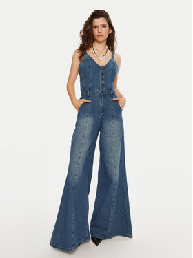 One Teaspoon One Teaspoon Salopetă 26604 Albastru Relaxed Fit