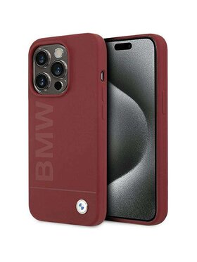 BMW Motorsport BMW Motorsport Etui na telefon Apple iPhone 15 Pro Czerwony