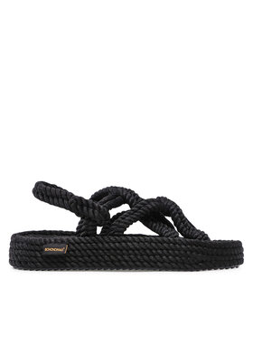 Bohonomad Bohonomad Espadrilės Bodrum Platform BOD.0020.PRS Juoda