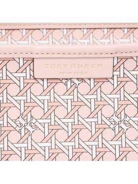 Tory Burch Ročna Torba Basketweave Tote 145634 Roza