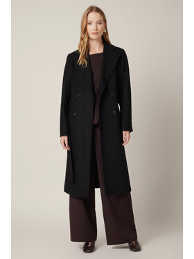 Lancerto Lancerto Płaszcz Lunaris PC073225000006 Czarny Regular Fit