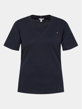 Tommy Hilfiger Curve Tommy Hilfiger Curve Тишърт WW0WW39244 Тъмносин Regular Fit