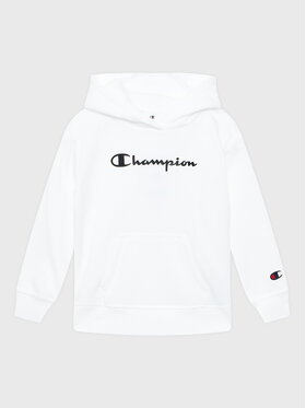 Champion Champion Bluză Script Logo Terry 404540 Alb Regular Fit
